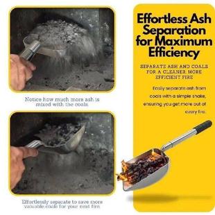 Ash For Adjustable Wood Sifter Fireplace Stove Shovel