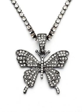 Temperament Chokers Rhinestone Butterfly Women