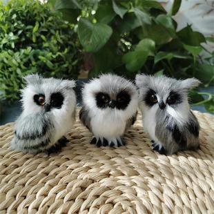 Cute Lovely Furry Owl Bird Ornament Christmas Orna Exquisite