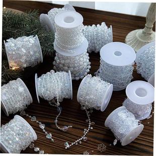 tree chain bead Transparent pendant decorate Christmas