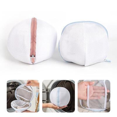 Folding Laundry Bra Storage Bags Washing Machine White Bra A