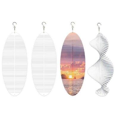 4Pcs Sublimation Wind Spinner Blanks 3D Wind Spinners