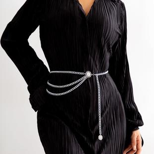 chain multi body exaggerated women layer