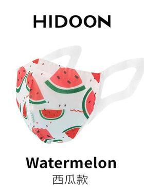 HIDOON儿童口罩夏季薄款小孩专用卡通印花一次性单独包装口罩