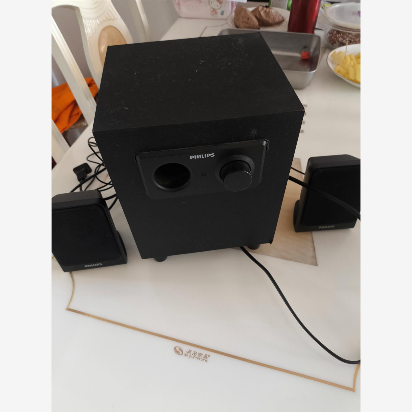 飞利浦SPA1301 2.1声道电脑音响,带低音炮效果超赞!