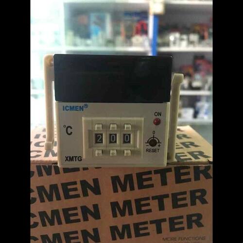 信普电气ICMEN温控表XMTG-2301数显温度控制器K型400℃带接线底座