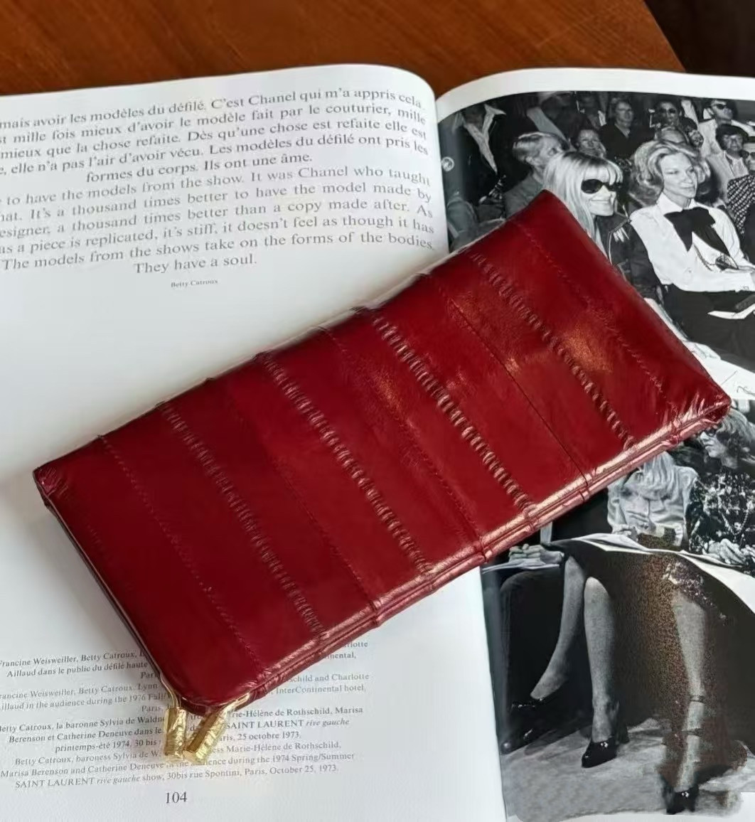 包包女式2025新款秋冬小众高级真皮头层鳗鱼纹牛皮手拿包零钱包,箱包皮具/热销女包/男包,手拿包,淘宝优惠券,粉丝福利购,淘宝优惠卷