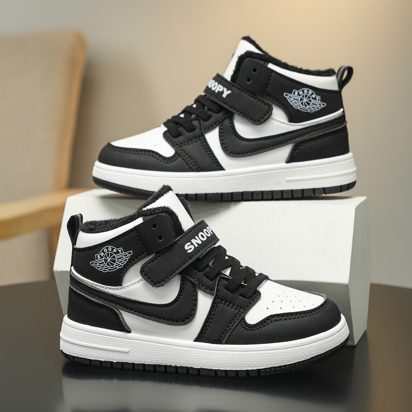 史努比童鞋男童棉鞋冬季新款加绒保暖儿童二棉运动鞋女童高帮板鞋,童鞋/婴儿鞋/亲子鞋,棉鞋,淘宝优惠券,粉丝福利购,淘宝优惠卷