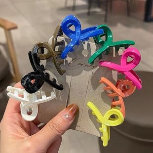 3个彩色小抓夹发夹女后脑勺鲨鱼夹碎发刘海夹发抓儿童夹子头饰品