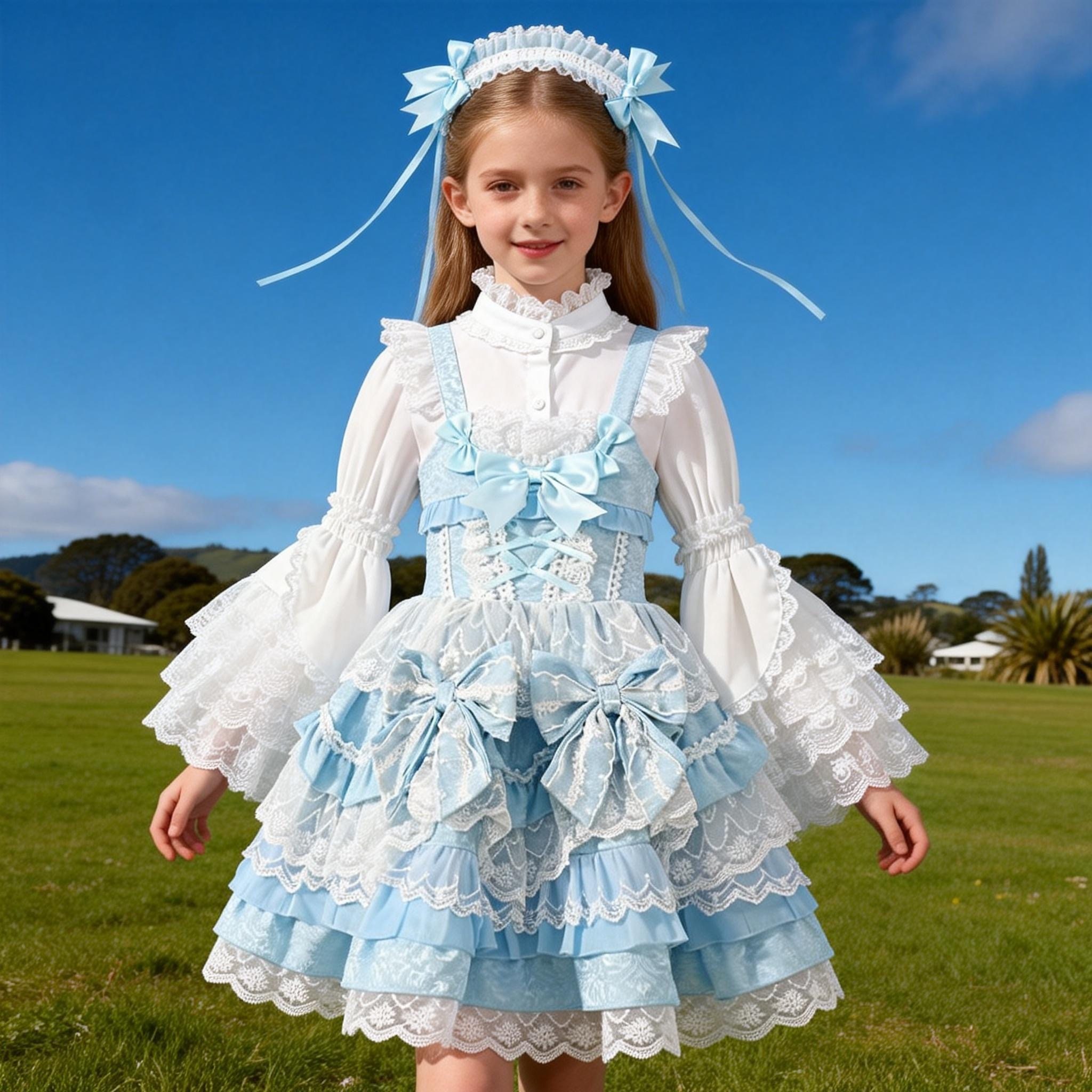 女童洛丽塔公主裙春装2026新款儿童lolita生日连衣裙女孩秋冬裙子