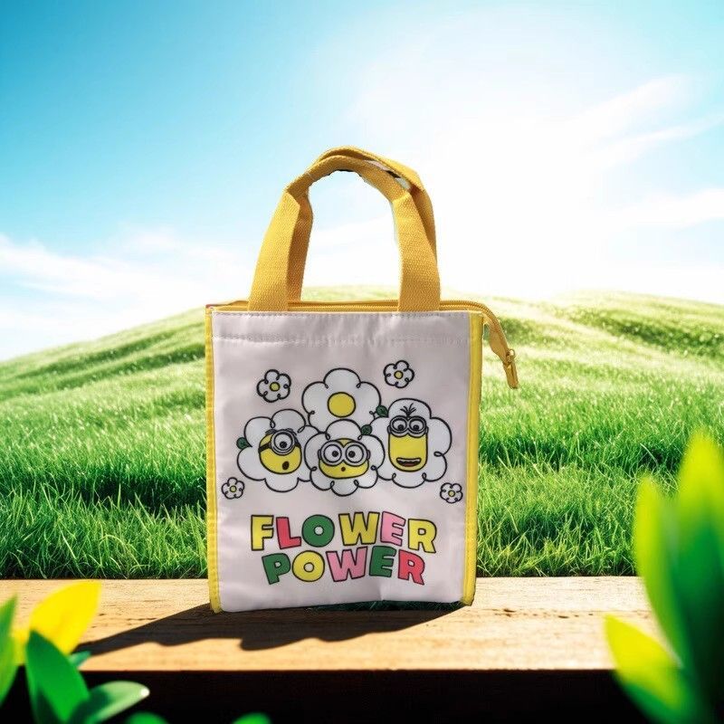 名创优品花花小黄人系列便当袋