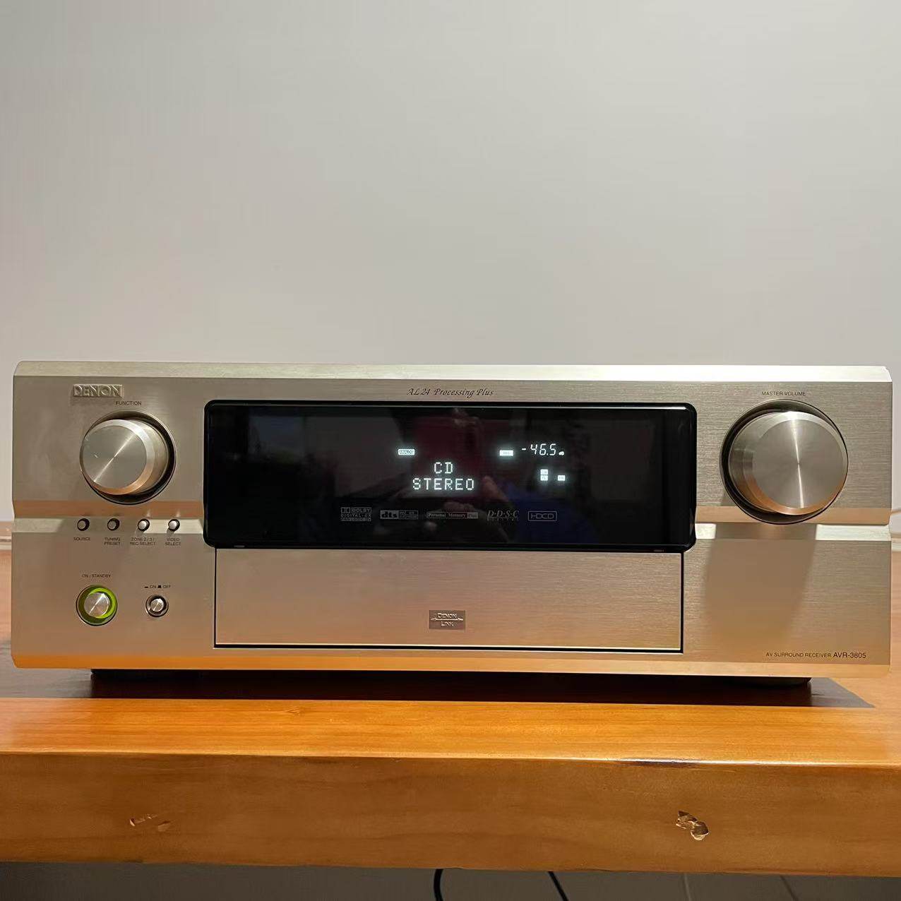 二手天龙AVR-3805旗舰AV功放机7.1声道180瓦原装进口