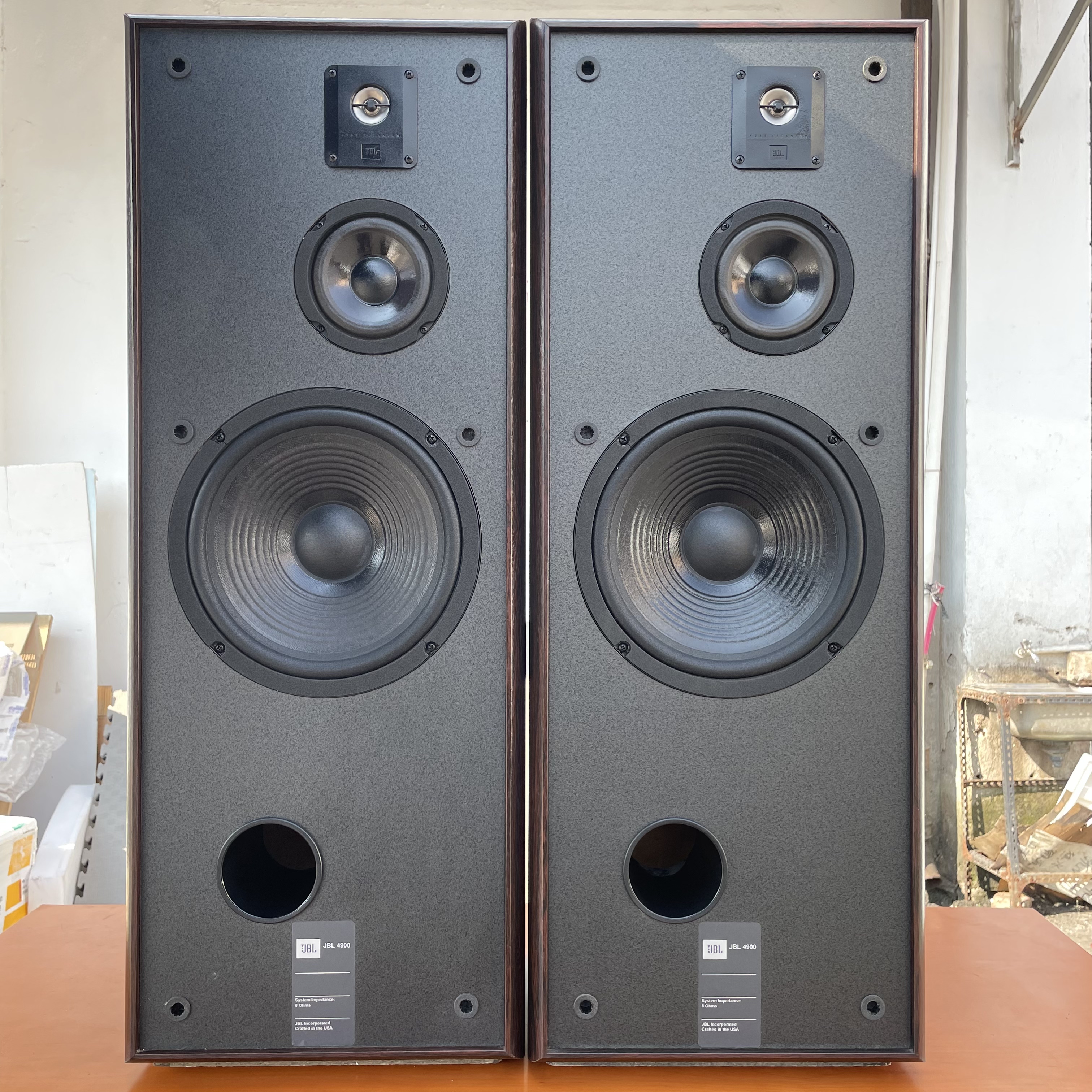 JBL二手原装美国4900发烧10寸落地音箱HIFI音响家庭影院进口热卖