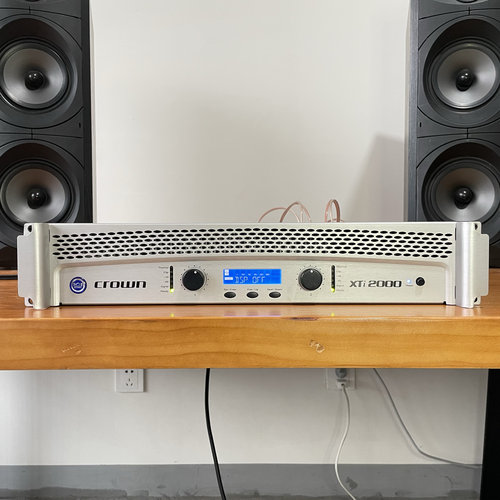 二手皇冠XTi2000数字音频专业舞台功放大功率650瓦功放机