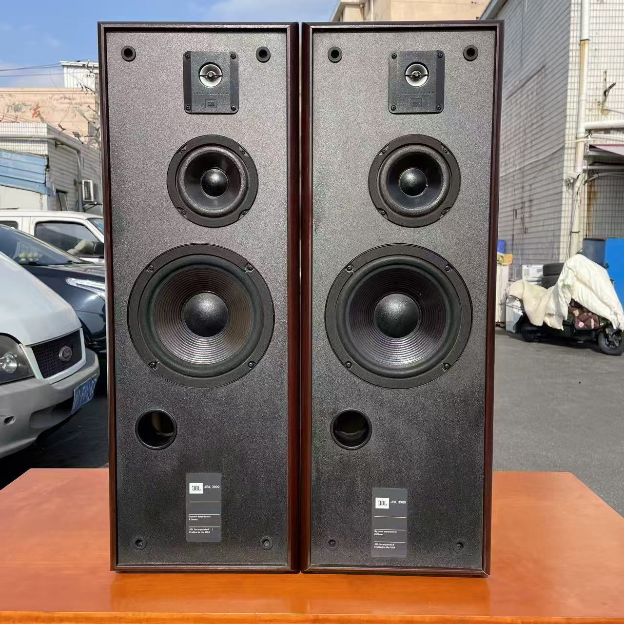 JBL二手原装美国3900发烧8寸落地音箱HIFI音响家庭影院进口热卖