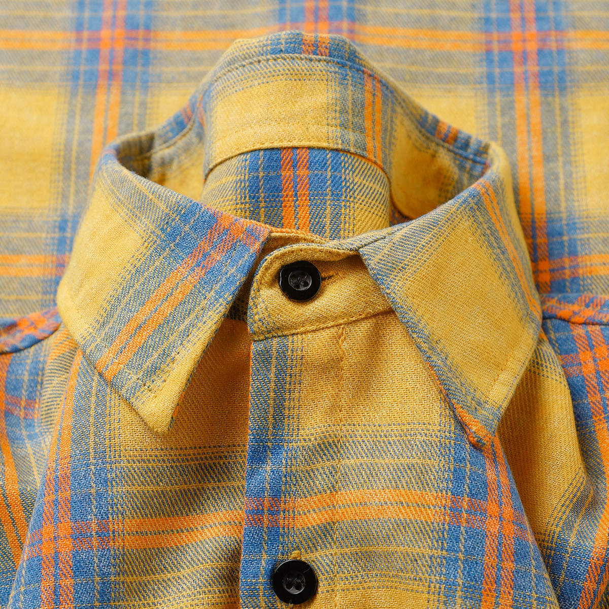 【格纹回潮】元气奶酪黄拼接翻领衬衫美式学院风长袖外套男女春季,男装,衬衫,淘宝优惠券,粉丝福利购,淘宝优惠卷