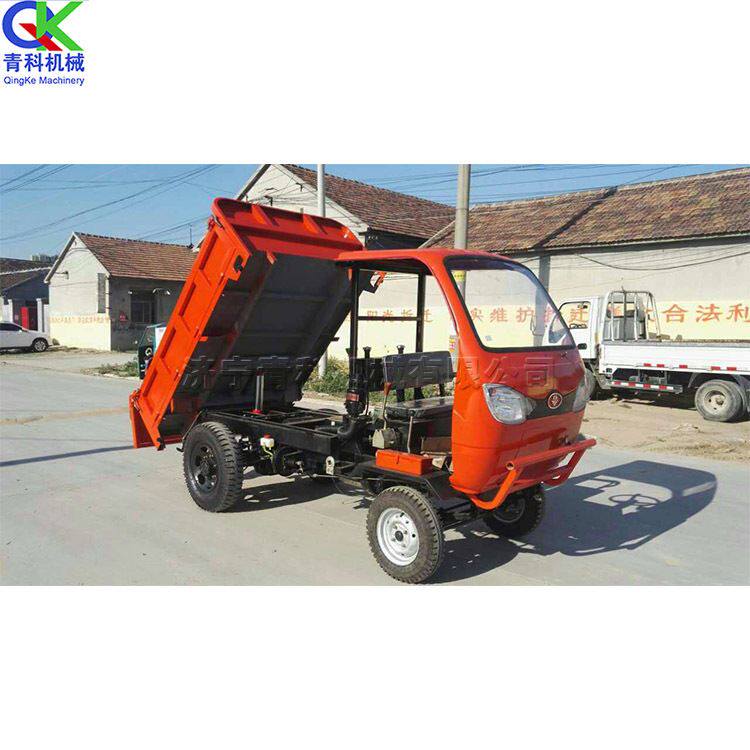 工程物料运输四轮车 柴油自卸小四轮运货车 小型混凝土装载车
