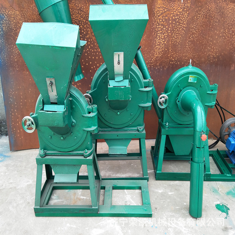 爪式杂粮大米超细磨粉机圆盘食品化工物料打粉机自吸式饲料粉碎机