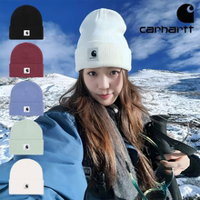 正品carhartt wip卡哈特帽子针织帽冷帽女秋冬季毛线帽大头围美式
