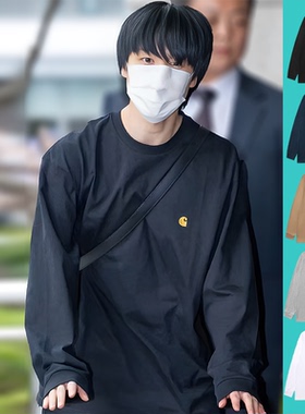 正品carhartt wip卡哈特t恤长袖男女上衣打底衫工装金标卫衣纯棉