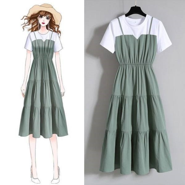 2023 summer women casual fashion dress ladies dresses4xl女士