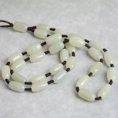 包邮和田玉挂链青白玉项链玉坠吊坠玉佩玉器挂绳男女款玉石吊坠链