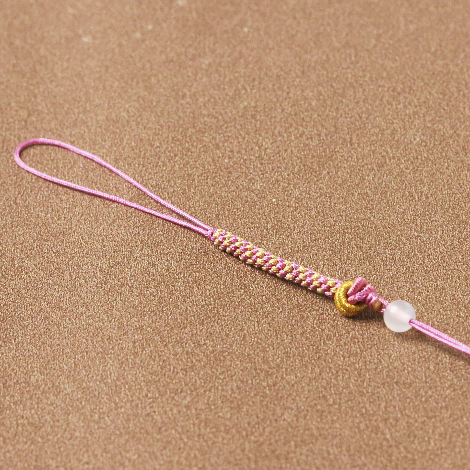 玉米结玛瑙手机挂绳半成品diy编织平安扣铜钱吊坠车钥匙包挂配饰