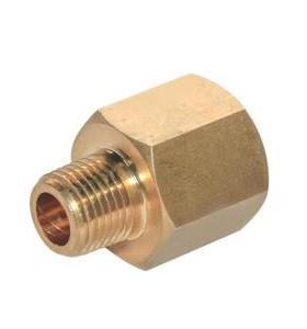 全铜变径六角气动接头XYE36-12/21/23/32/34/43内外螺纹套管型