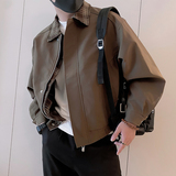 JK319/P128控168秋季小伙古着假两件格纹拼接棒球夹克外套男黑首1，男装夹克，星座305B