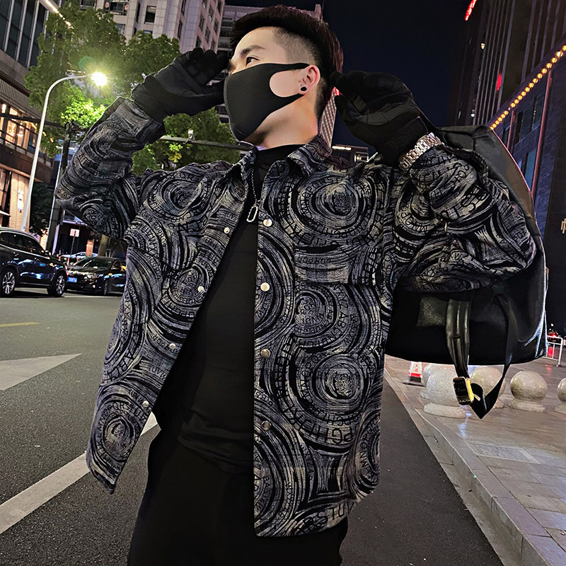 JK271/P98控138秋季美式复古飞行员牛仔服痞帅翻领夹克男装外套图,男装夹克,星座305B