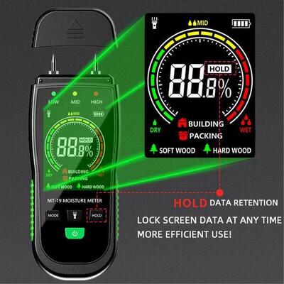 A22I MT19 Color Screen Wood Moisture Meter Wall Moisture