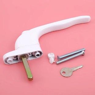 Window Alloy Handle With Universal White Locks Aluminum