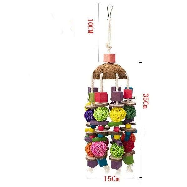 New Bird Chewing Toy Parrot Training Toys Chewing Foraging