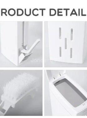 Q6PE Bathroom Trash Can Plastic Wastebasket with Toilet