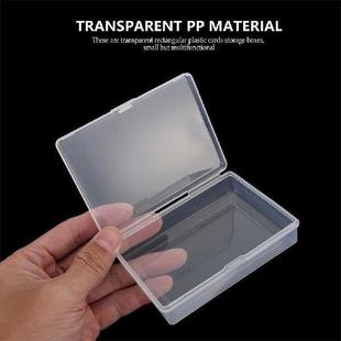 8 Pcs Storage Box Card Playing Cards Case Removable Clear