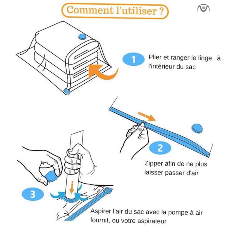 Vacuum Bag Foldable Compressed Storage Bag Seal Bags