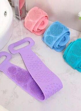 1PCS Body Sponge Silicone Brushes Bath Towels Scrubber