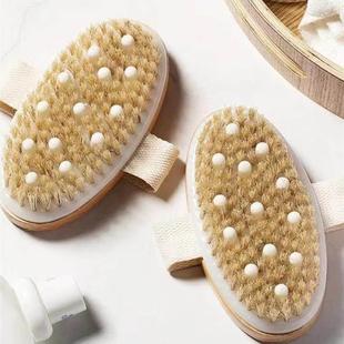 Soft Wet SPA Bristle Bath Body Brush Skin Natural Dry