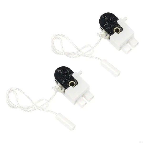 Practical 2pcs Pull Cord Switches set Lightweight Pulll
