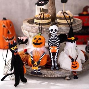 Pendant Pumpkin Black 1pcs Ghost Hanging Cat Skull Halloween