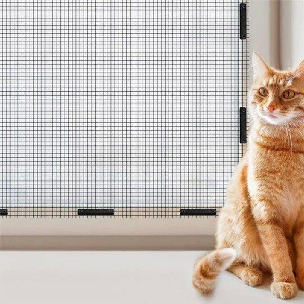 A08F-20Pcs Nail Free Magnet Window Screen Clip Insect