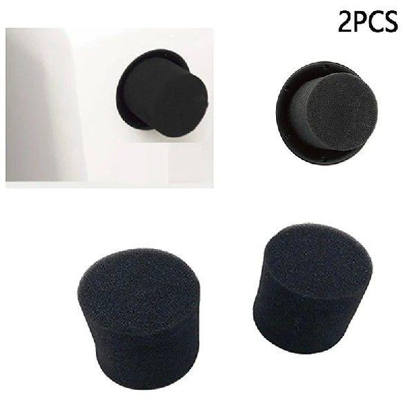 2PCS Black Speaker Guide Tube Bass Air Duct Sponge Cotton