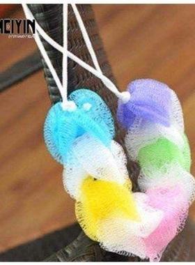 Back Scrubber Bath Shower Mesh Sponge Body Brush Wash Puff