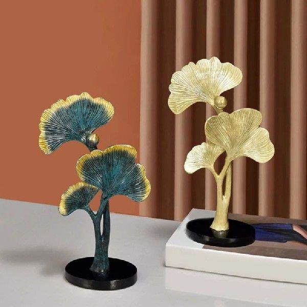 Nordic Ginkgo Biloba Ornament Leaf Sculpture Home Decor