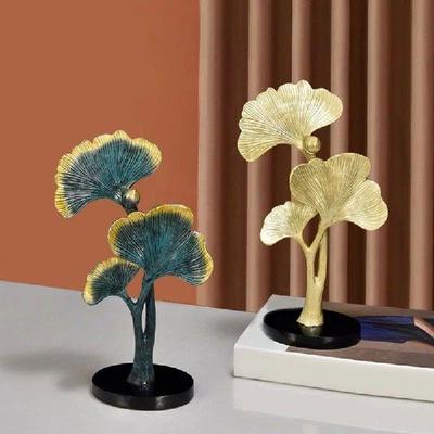 Nordic Ginkgo Biloba Ornament Leaf Sculpture Home Decor