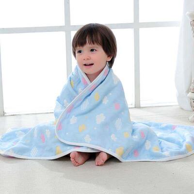 Baby Bath Towel Cotton Safe Infant Breathable Skin-friendly