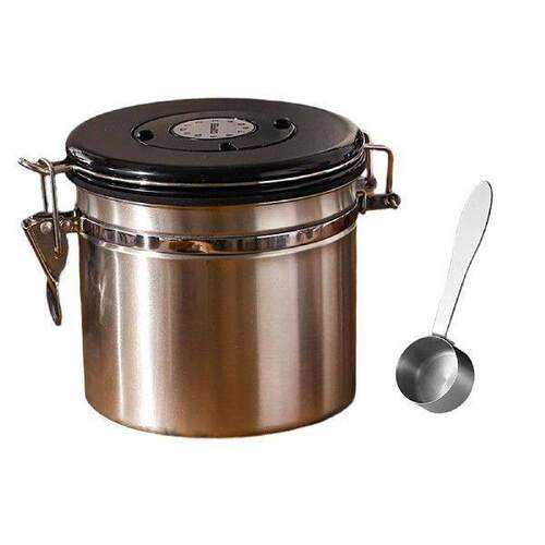 Coffee Bean Storage with Steel Spoon Seal Storage