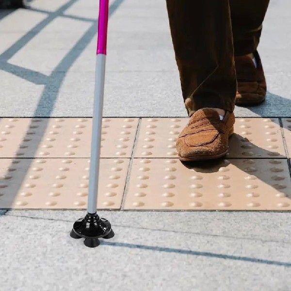 Crutch Foot Cover Rotating Four-corner Cane Tip Base Rubber