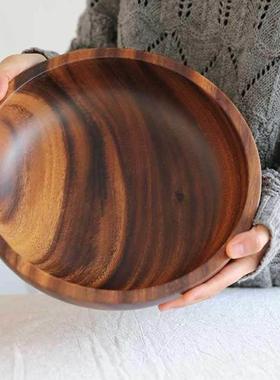 Salad Bowl Fruit Decoration Practical Wooden Household