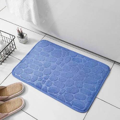 Home Use Goose Egg Flower Door Mat Bathroom Simple Style